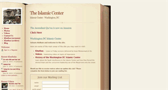 Desktop Screenshot of islamiccenterdc.com
