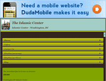Tablet Screenshot of islamiccenterdc.com
